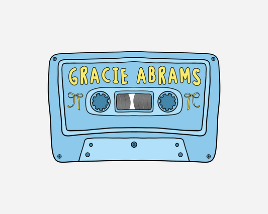Gracie Abrams - Inspired Cassette Tape Sticker