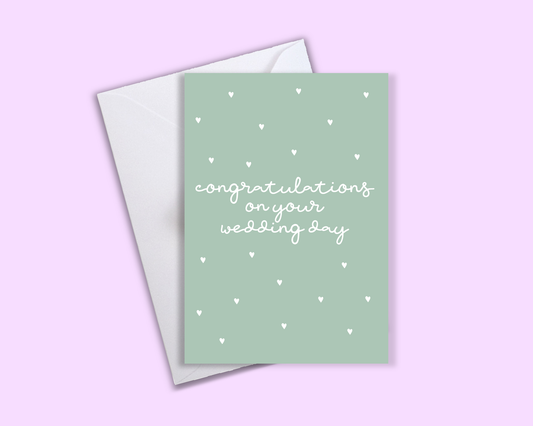 Congratulations On Your Wedding Day - Greeting Card