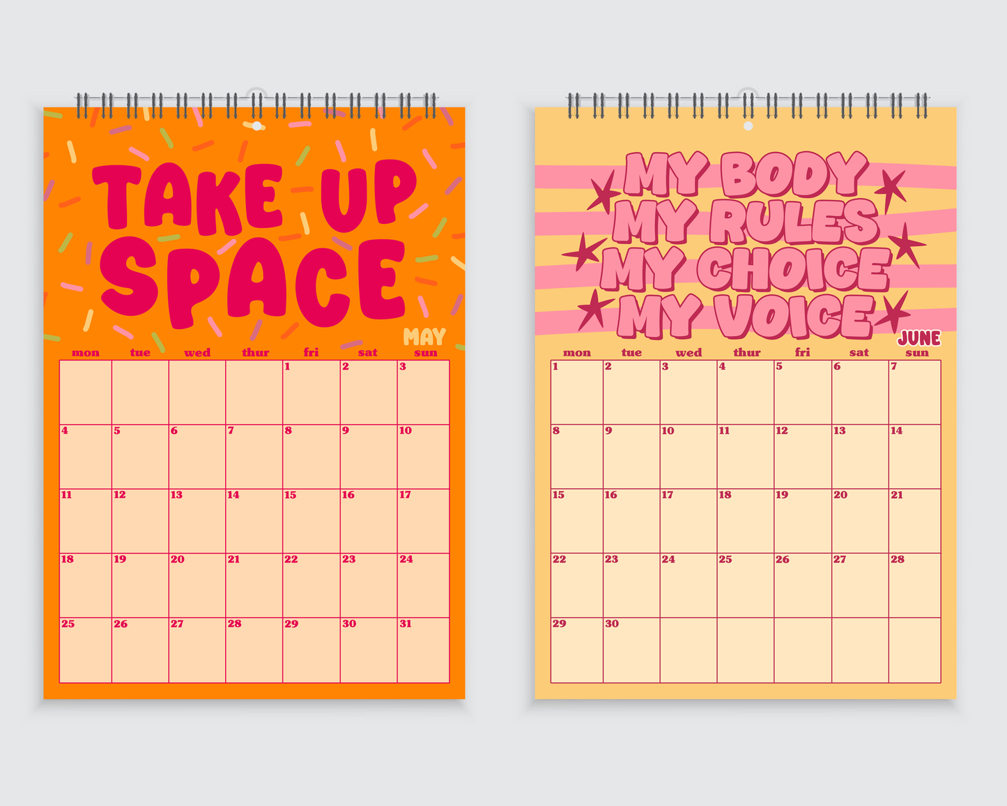 The Feminist Wall Calendar 2026 - A4