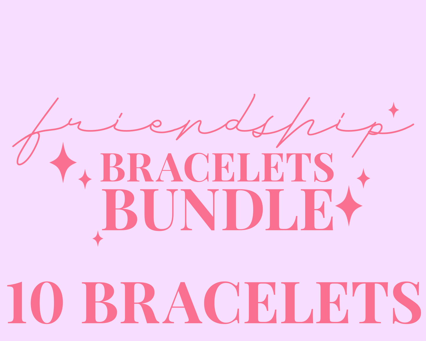 10 Taylor Swift Friendship Bracelets Mystery Bag!