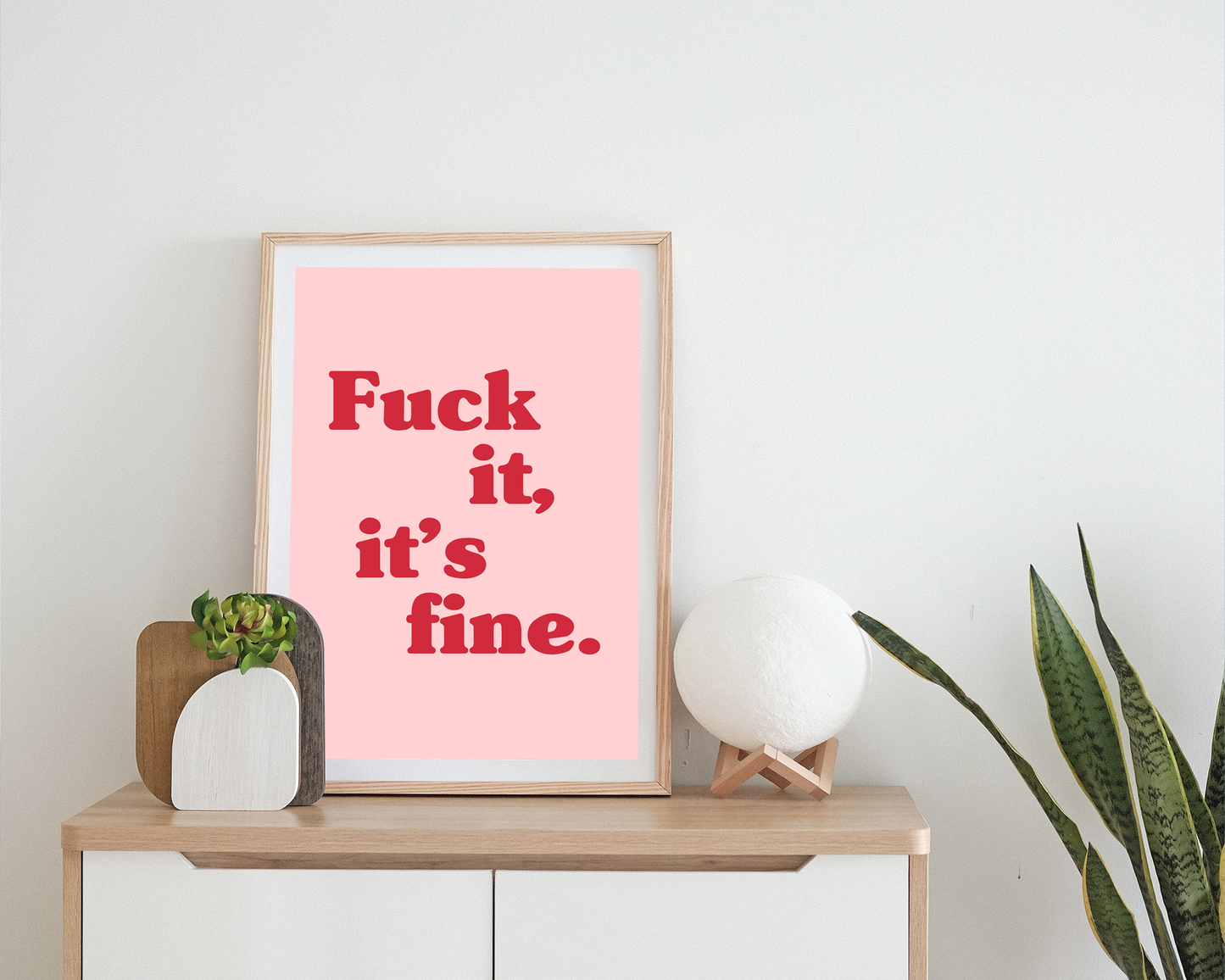 Fuck It It's Fine - Olivia Rodrigo Print