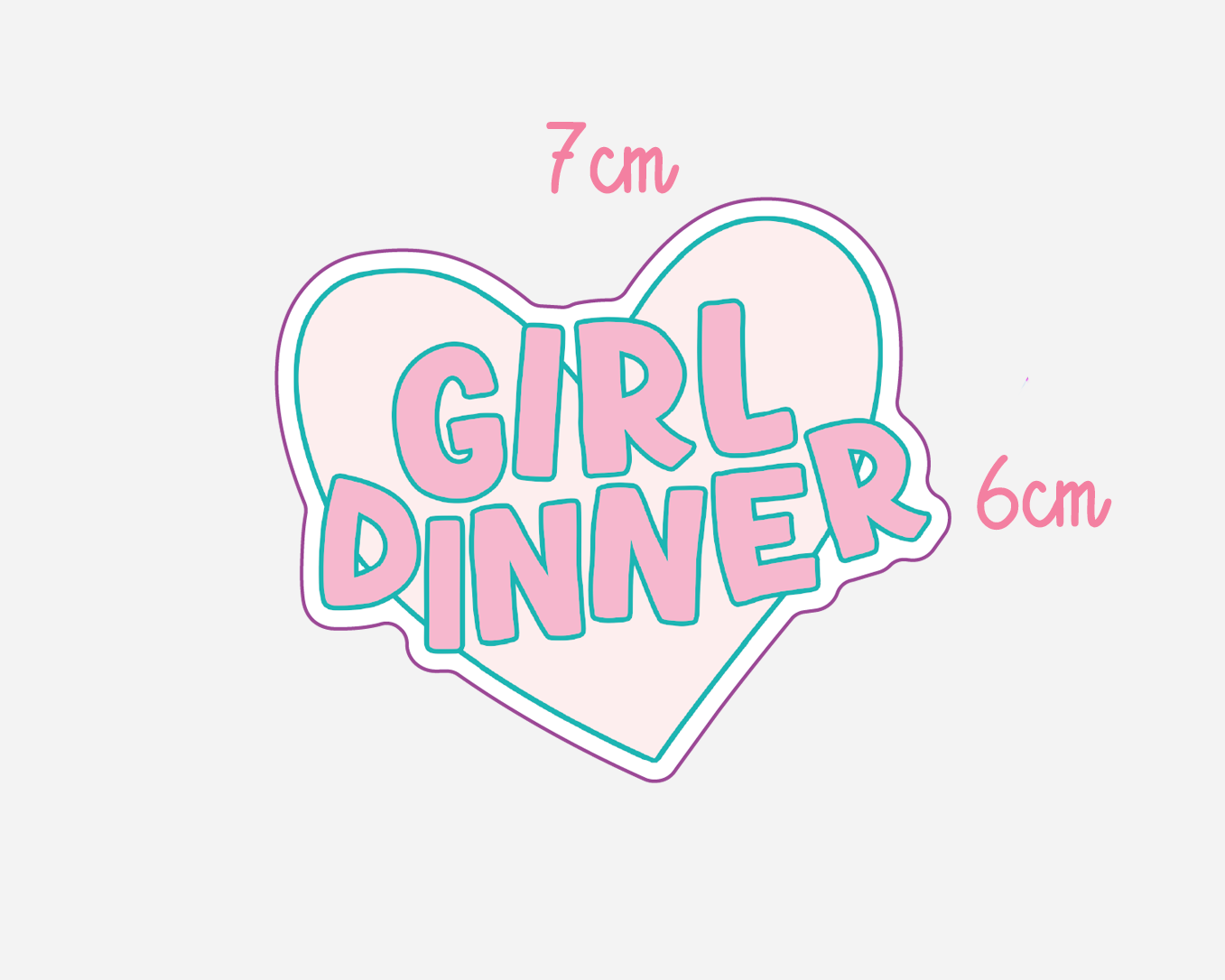 Girl Dinner | Sticker