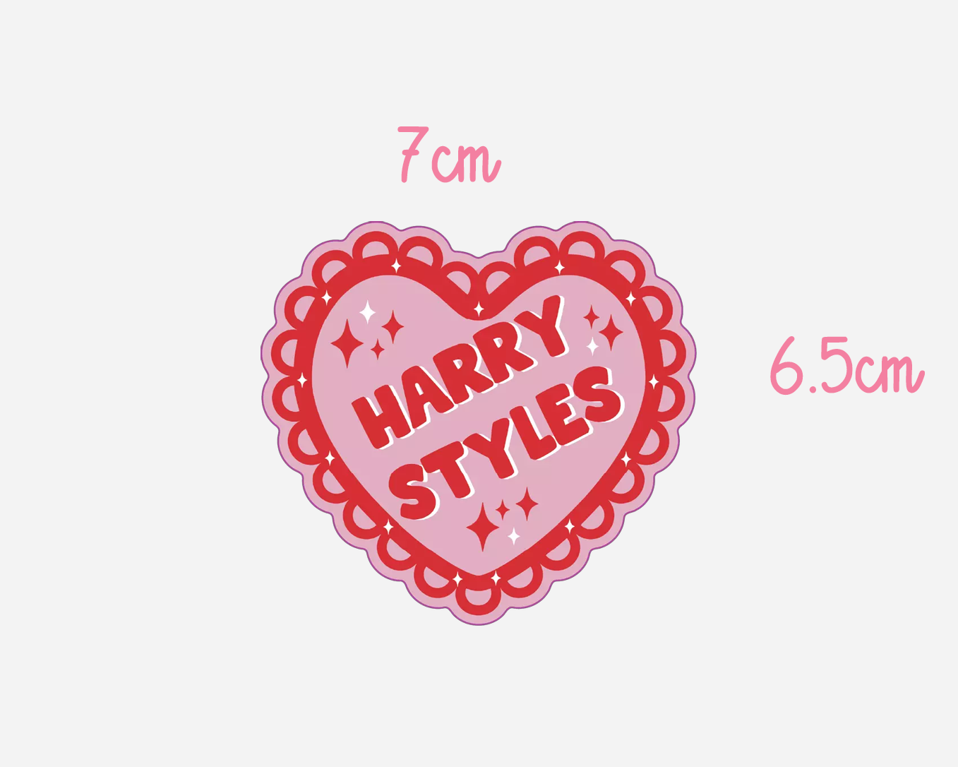 Harry Styles Heart Sticker
