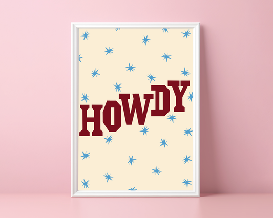 Howdy | Print