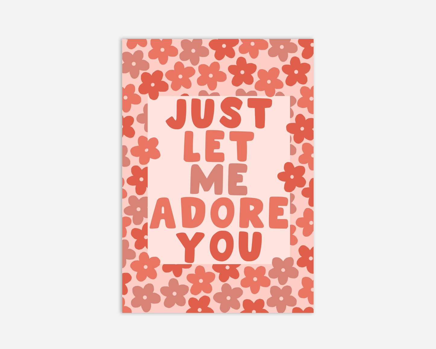 Just Let Me Adore You - Harry Styles - Greeting Card