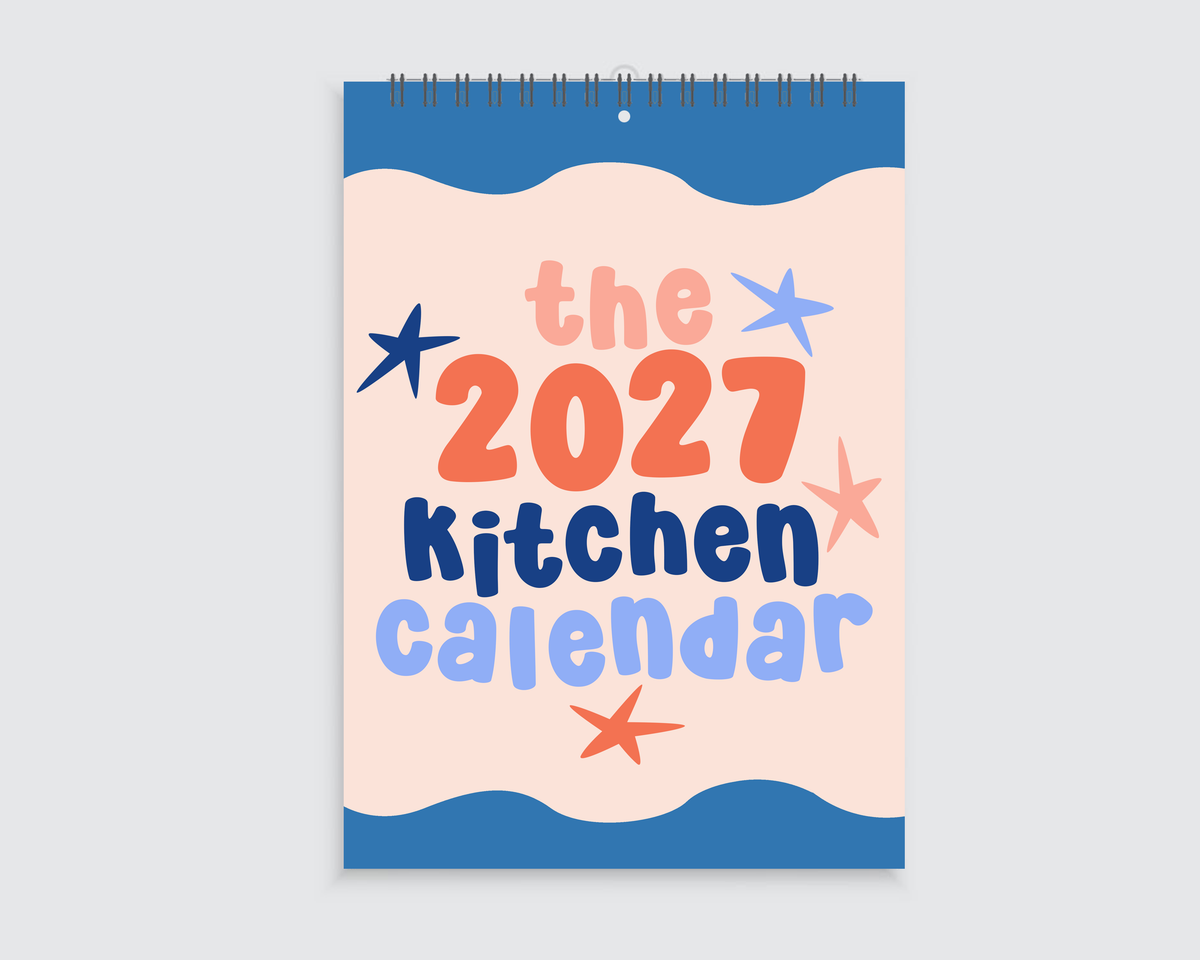 The Kitchen Calendar | A4 Wall Calendar 2027
