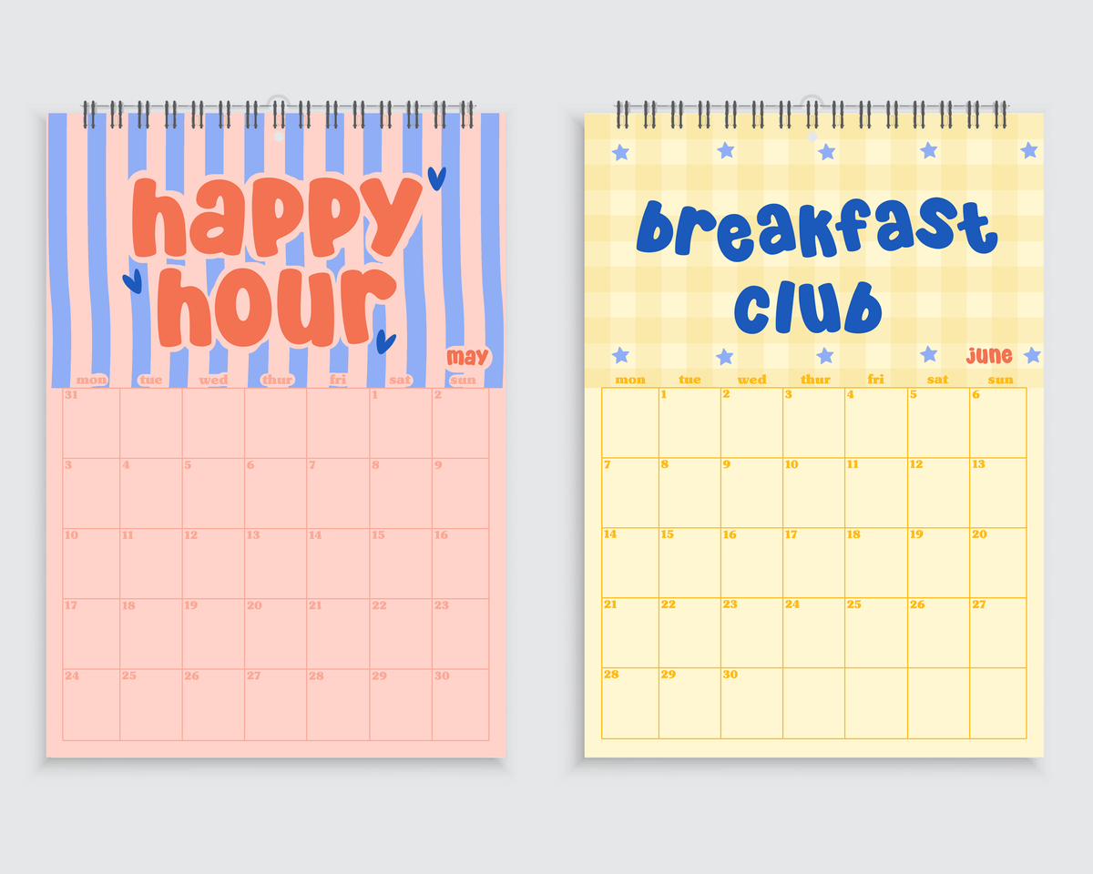 The Kitchen Calendar | A4 Wall Calendar 2027