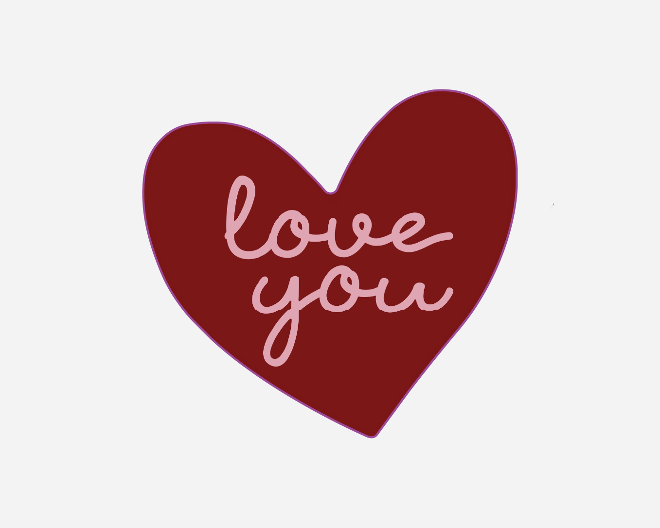 Love You | Sticker
