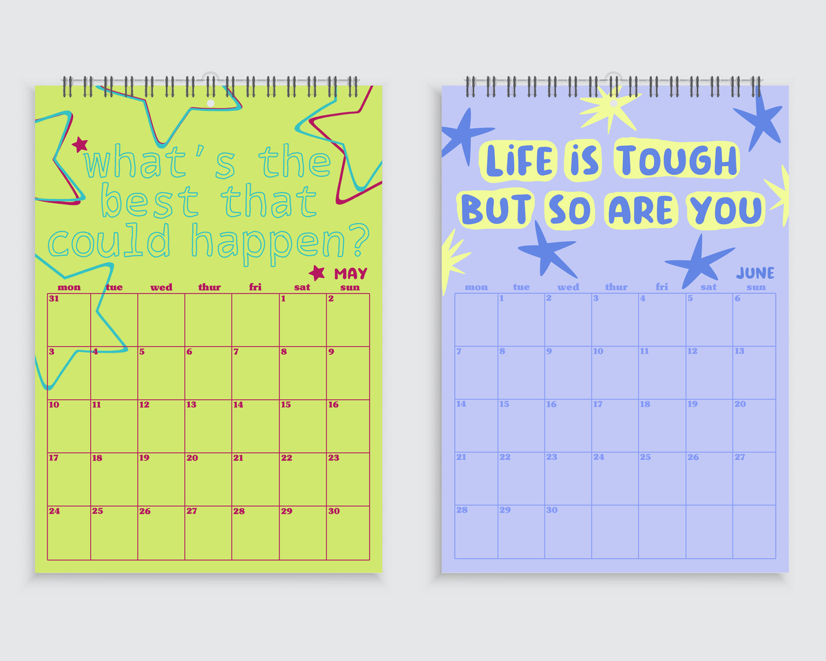 The Calendar of Positivity | A4 Wall Calendar 2027