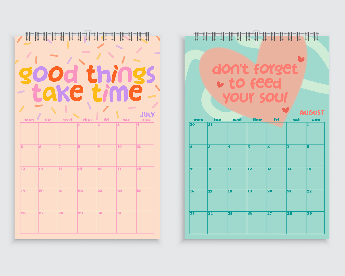 The Calendar of Positivity | A4 Wall Calendar 2027