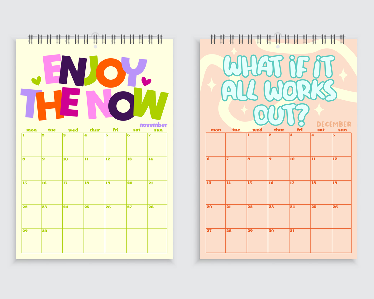 The Calendar of Positivity | A4 Wall Calendar 2027