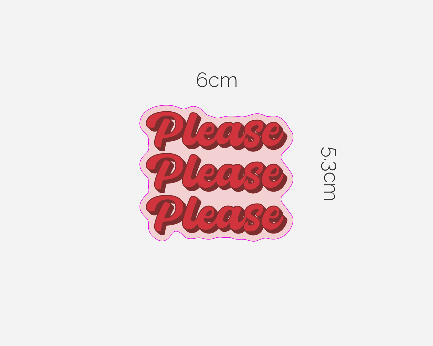 Please Please Please - Sabrina Carpenter Sticker