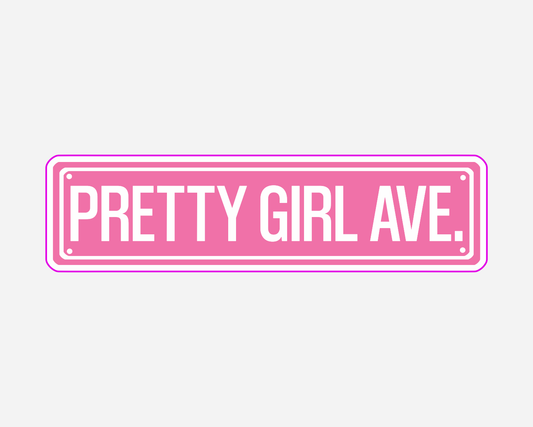 Pretty Girl Ave | Sticker