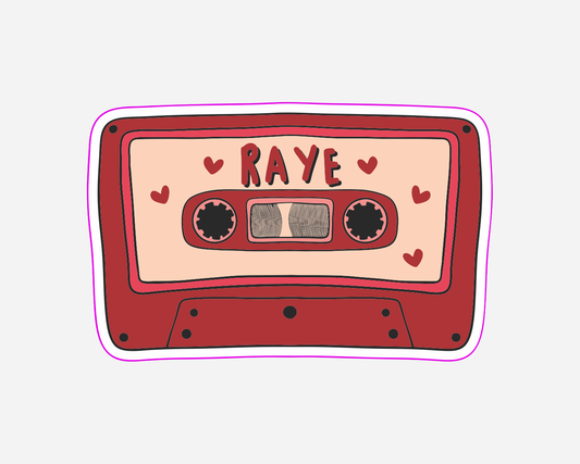 Raye Cassette Tape | Sticker