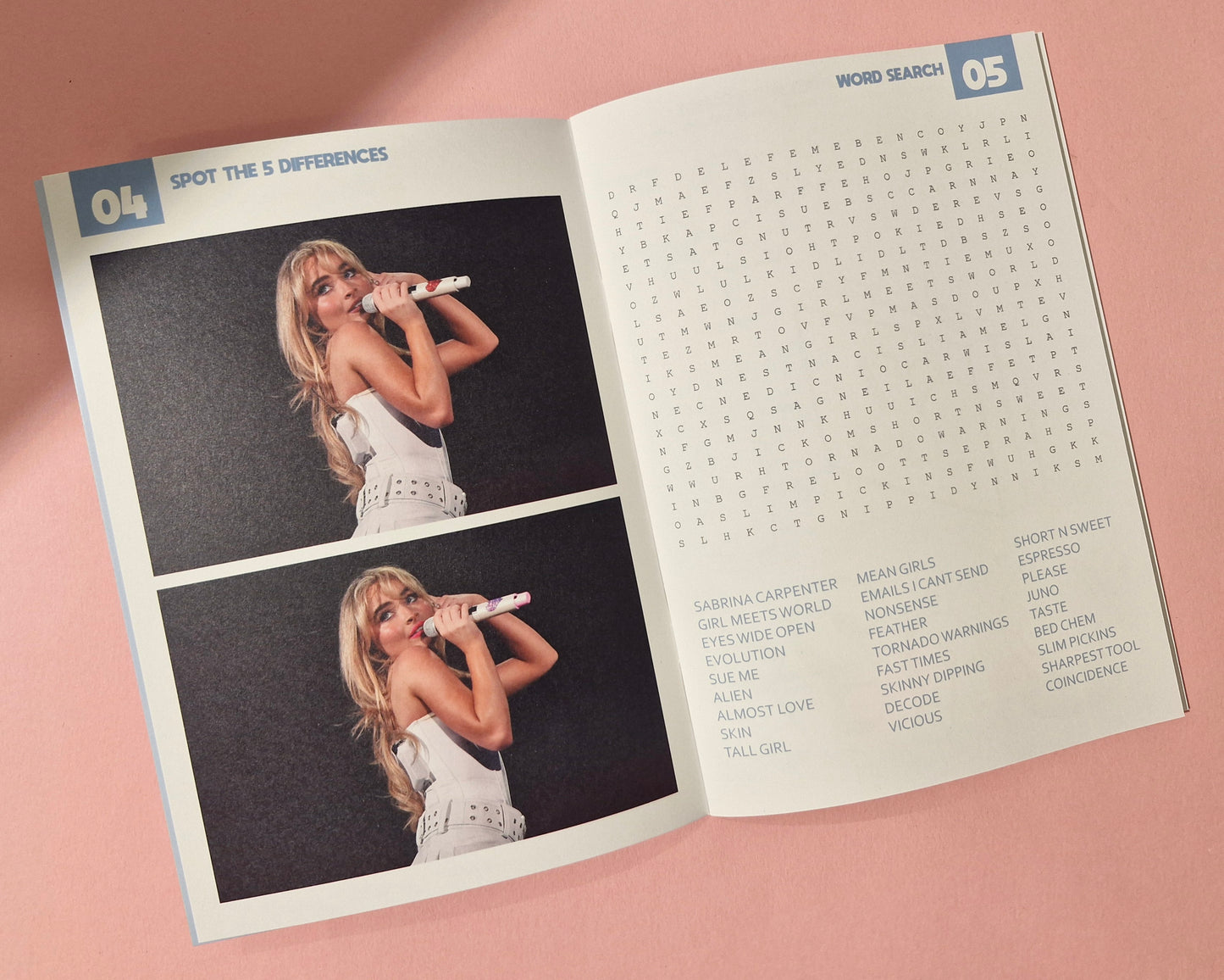 Sabrina Carpenter Activity Book