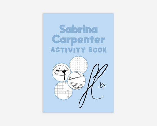 Sabrina Carpenter Activity Book