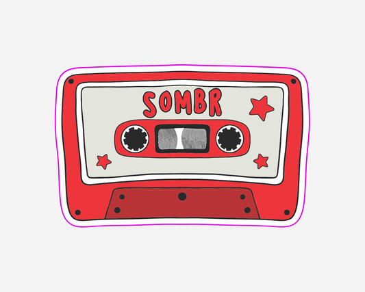 Sombr Cassette Tape | Sticker