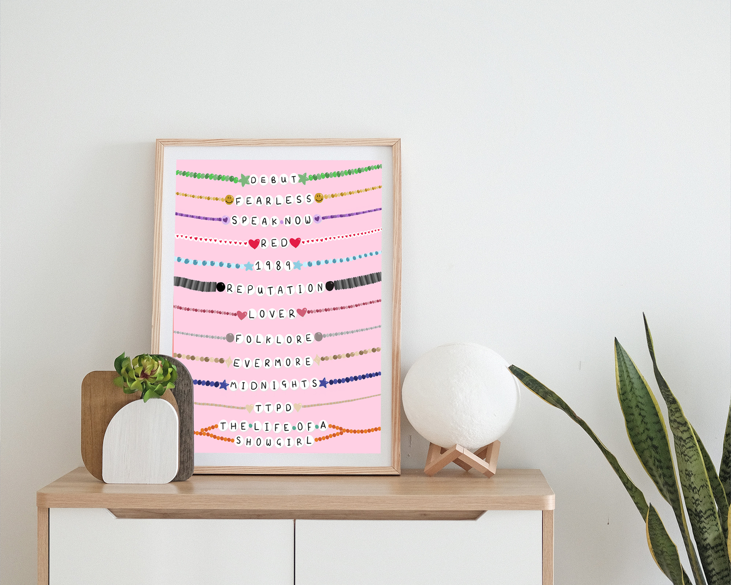 Taylor Swift Album Friendship Bracelet - Prints - INC SHOWGIRL