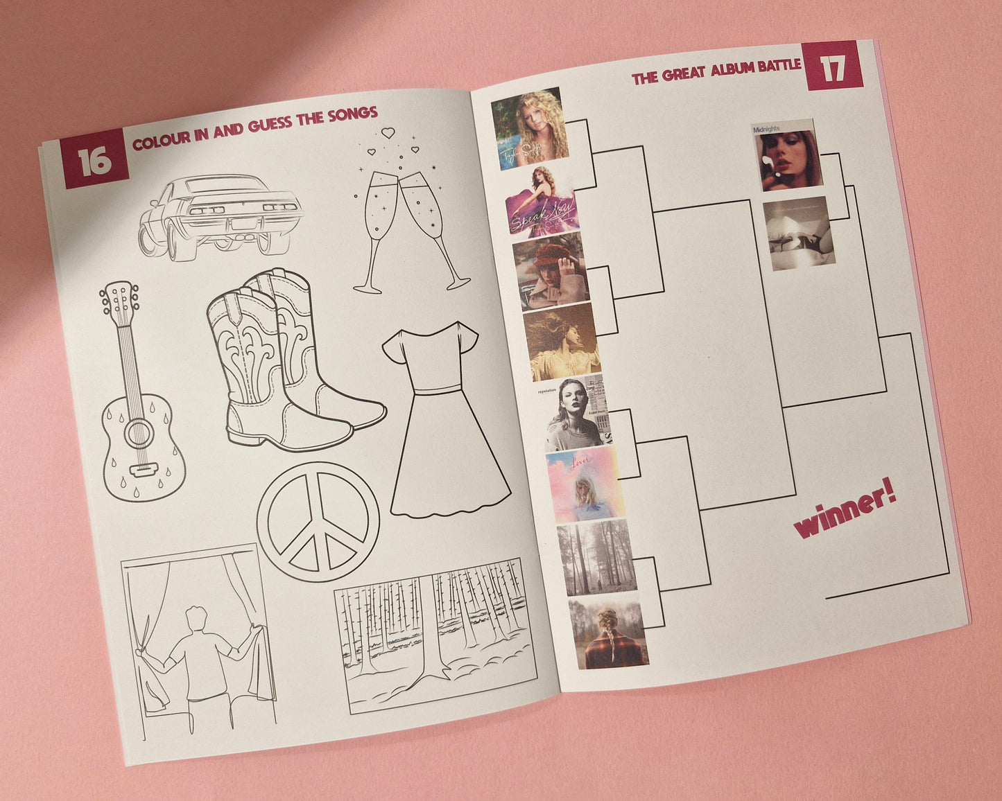 Taylor Swift Activity Book - Includes TTPD