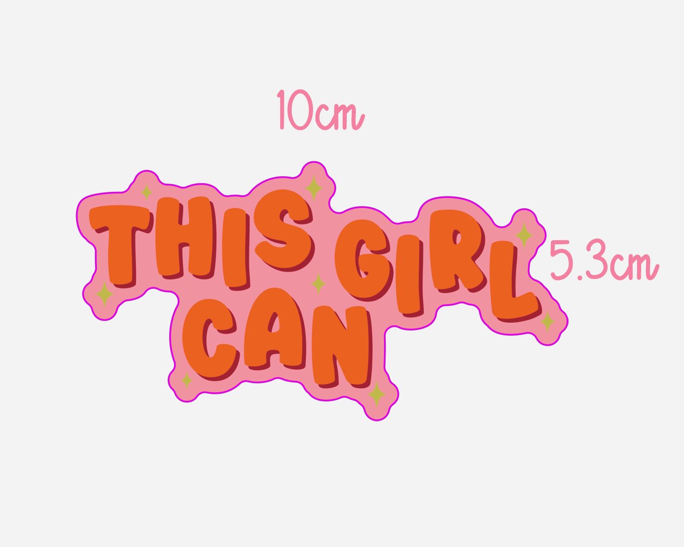 This Girl Can - Sticker