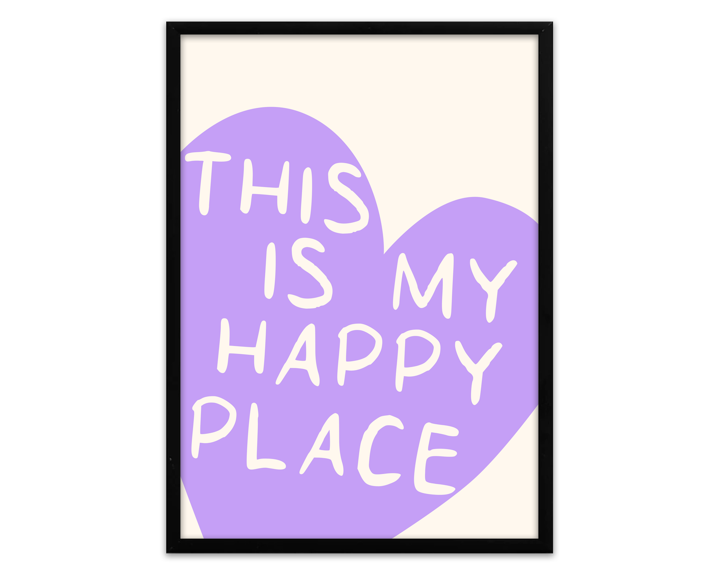 This Is My Happy Place - Print