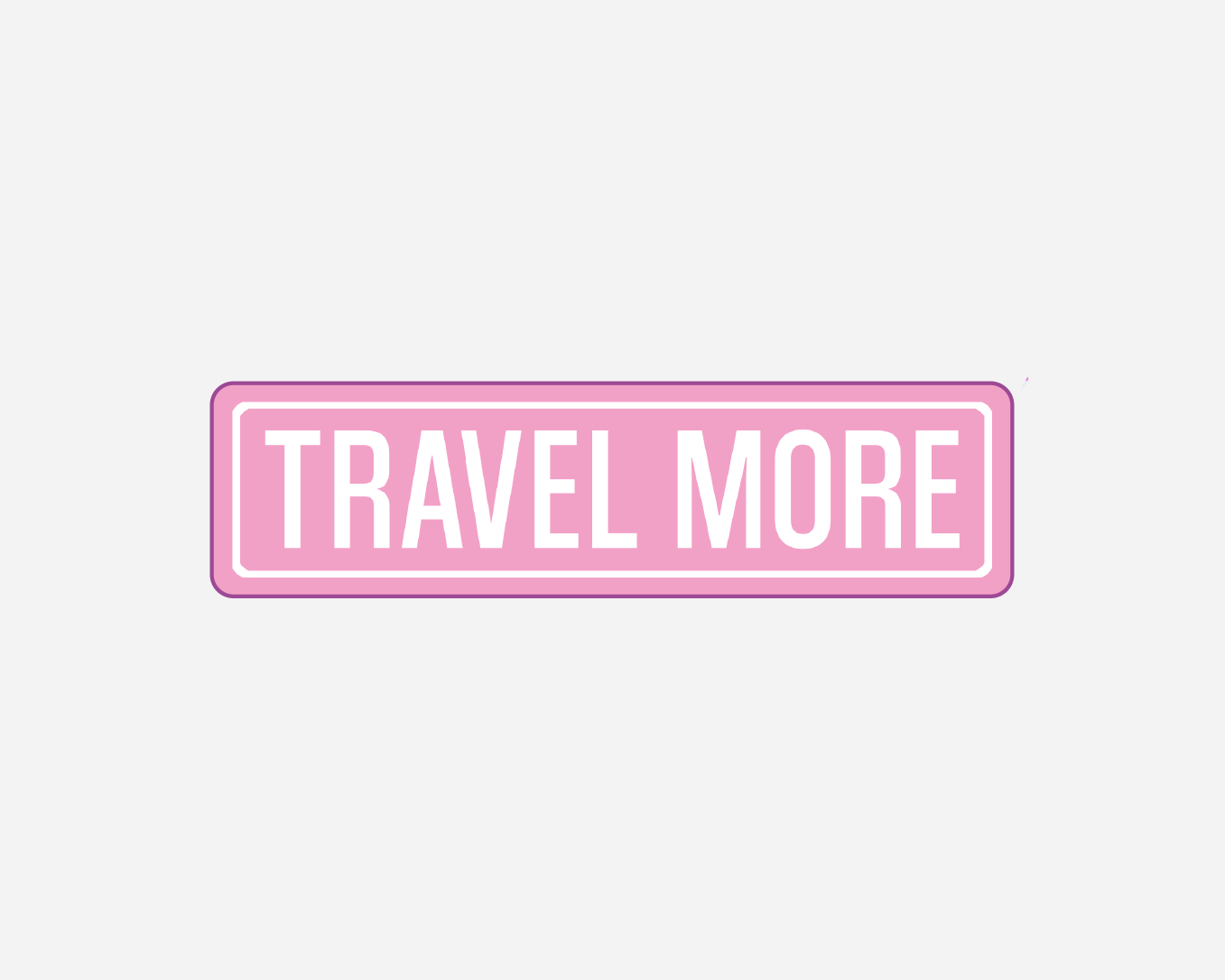 Travel More | Sticker
