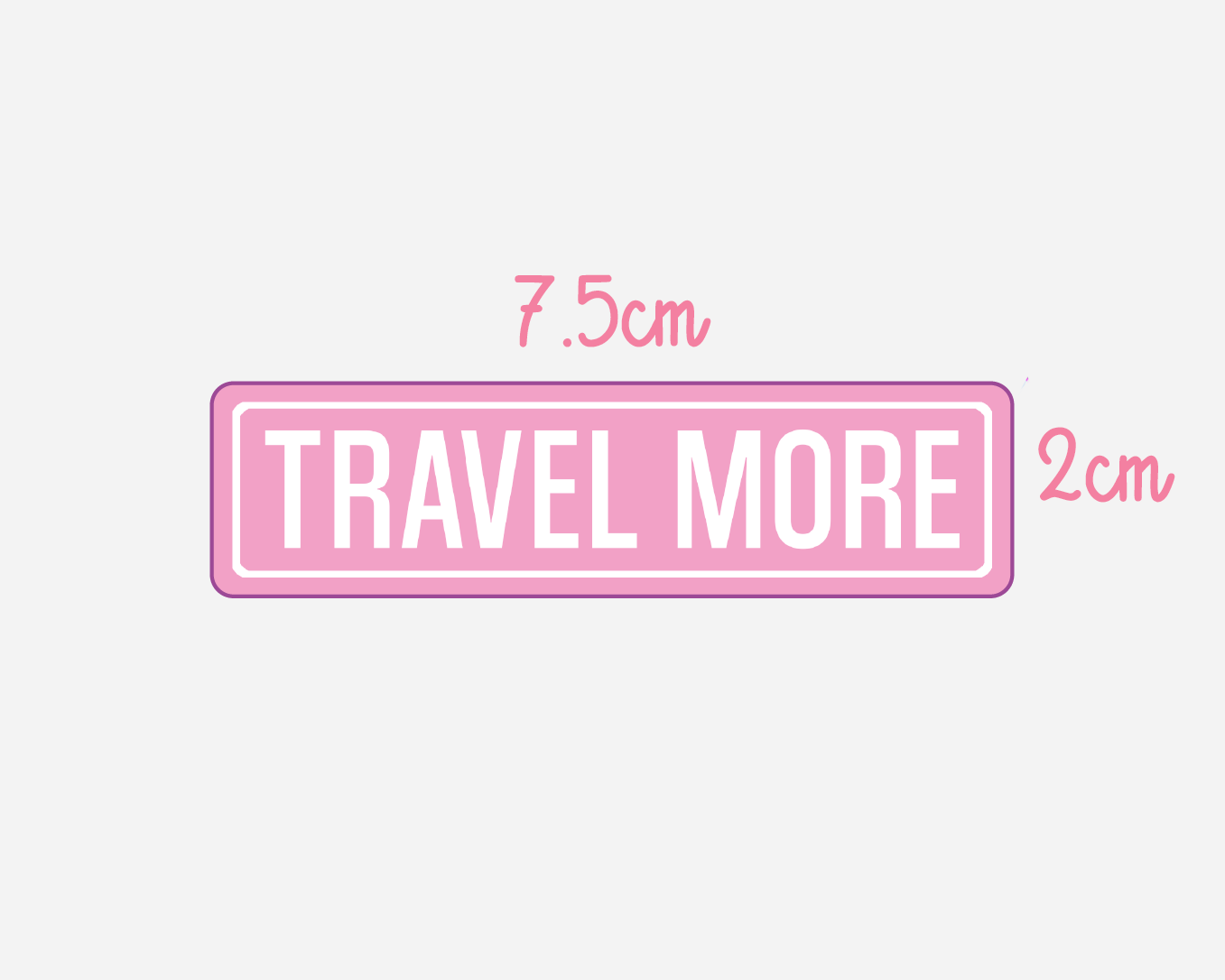 Travel More | Sticker