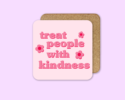 Treat People With Kindness Pink - Harry Styles Coaster