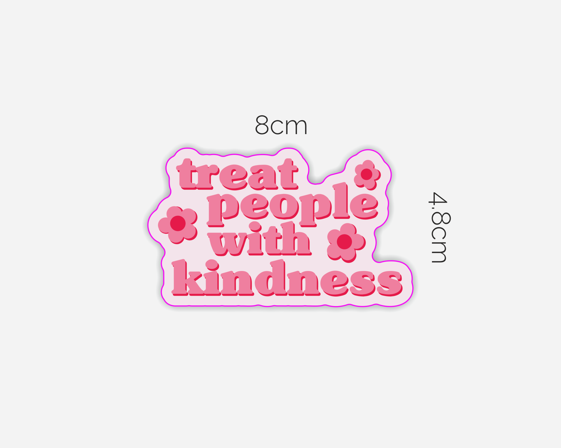 Treat People With Kindness - Harry Styles Sticker – Danni Boden Designs