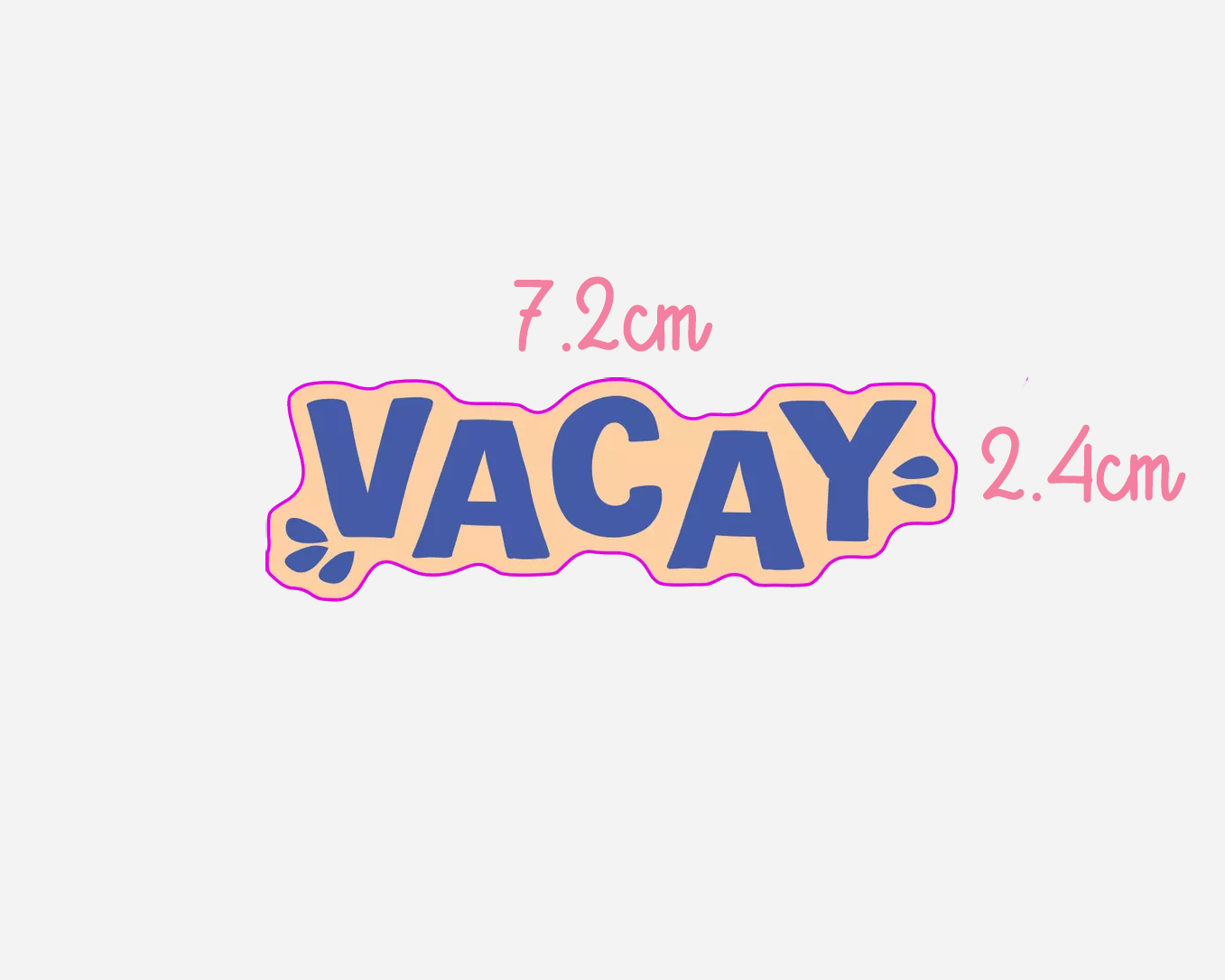 Vacay | Sticker