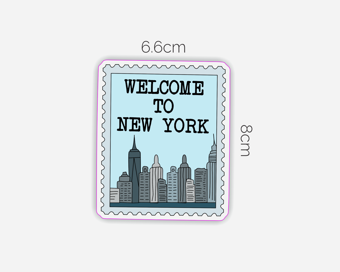 Welcome To New York Sticker