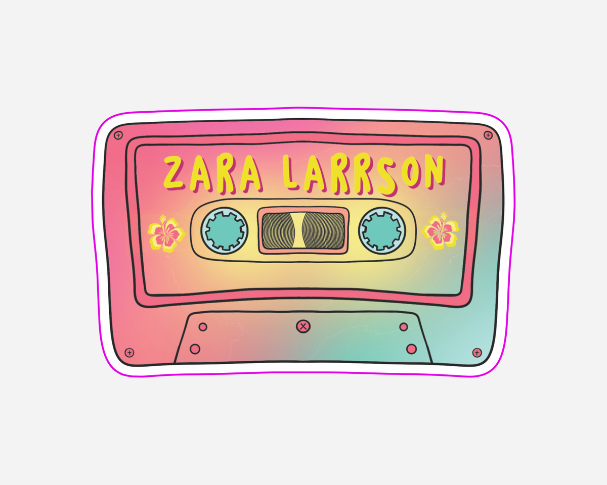 Zara Larson Cassette Tape | Sticker