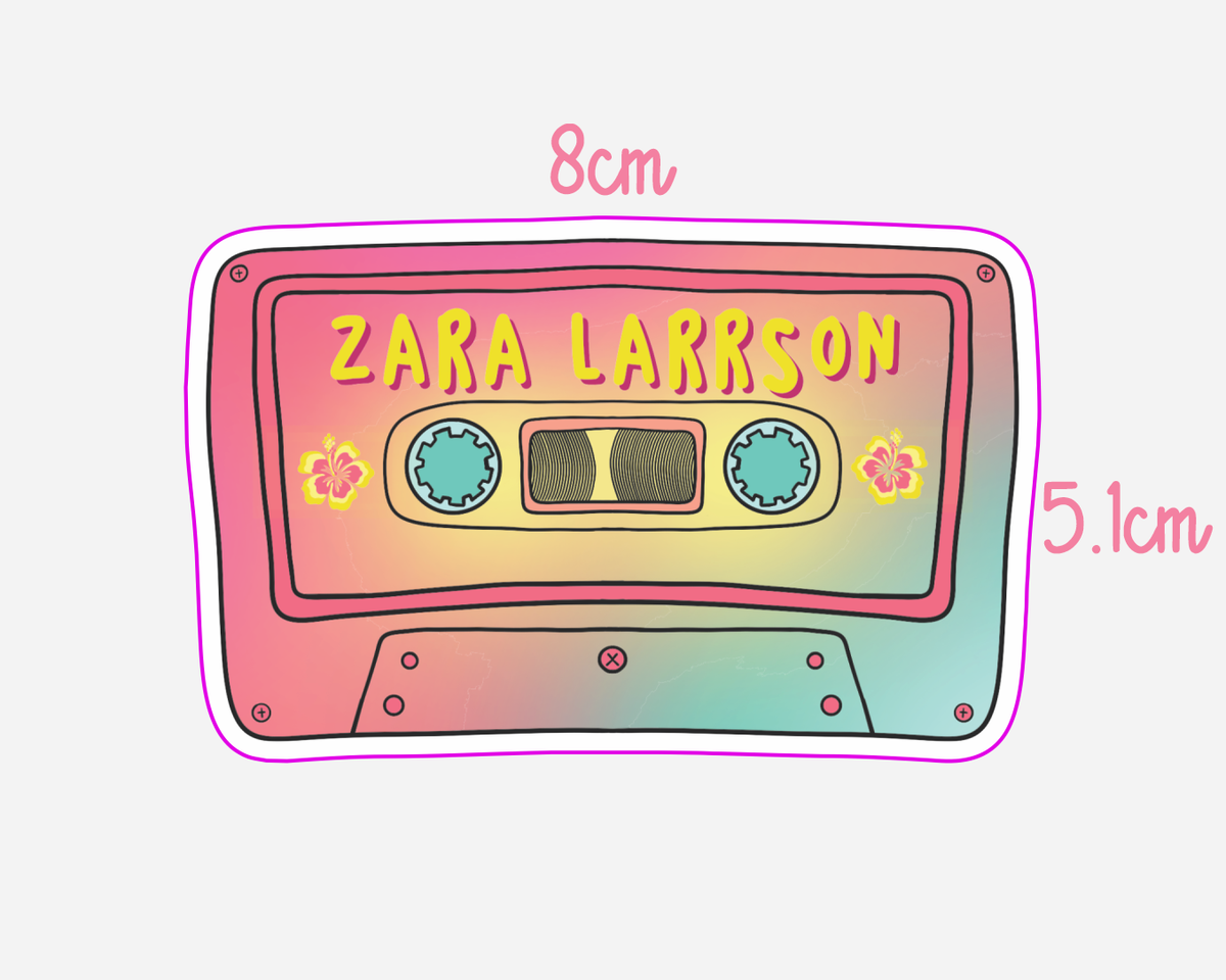 Zara Larson Cassette Tape | Sticker