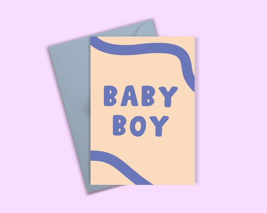 Baby Boy - New Baby Card