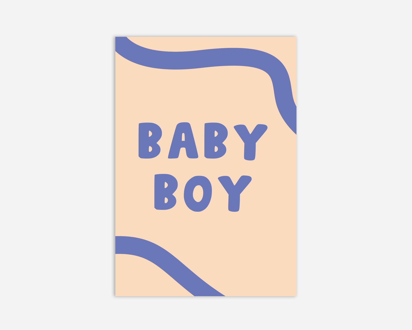 Baby Boy - New Baby Card