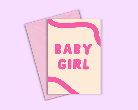 Baby Girl - New Baby Card