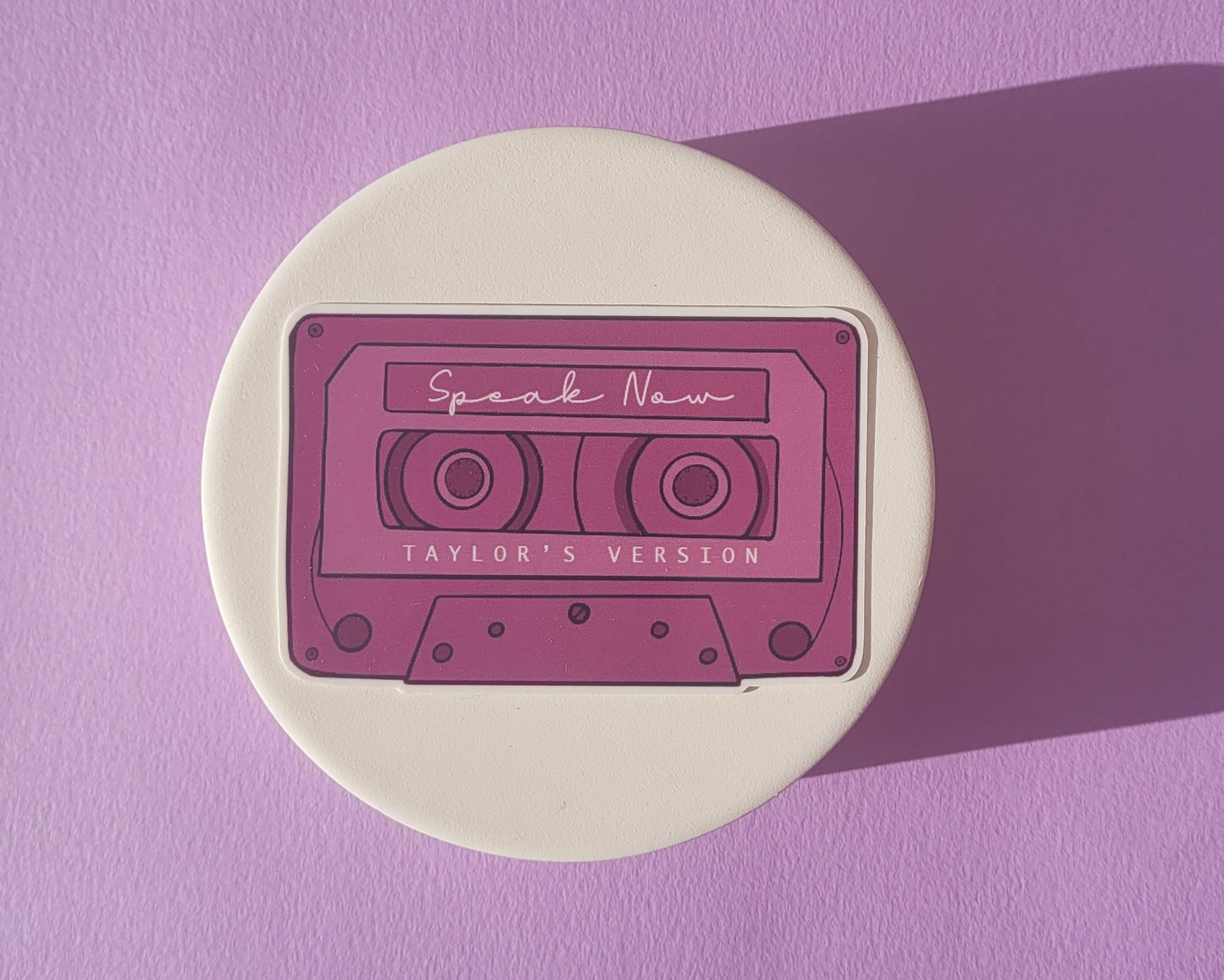 Speak Now Album Inspired Cassette Tape Sticker