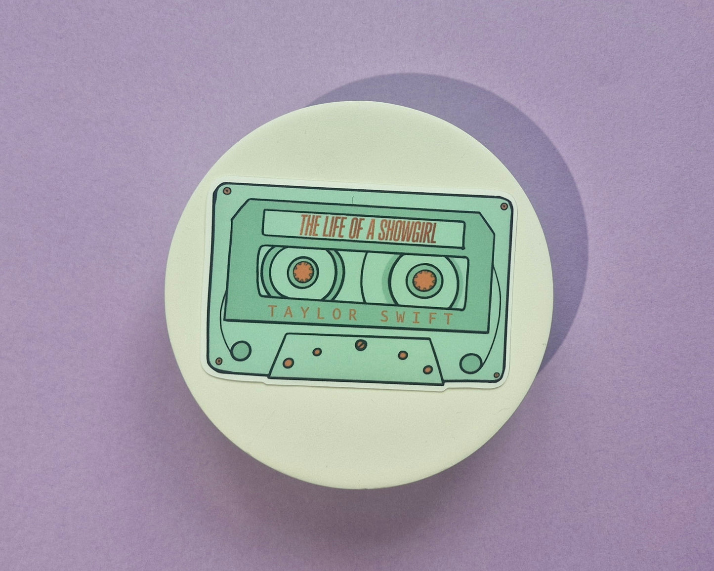The Life Of A Showgirl Cassette Tape | Sticker