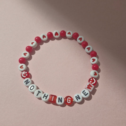 Nothing New - Red - Taylor Swift Friendship Bracelet