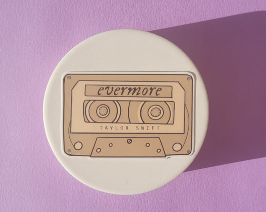 Evermore Album Inspired Cassette Tape Sticker