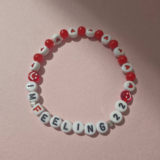 I'm Feeling 22 - Red - Taylor Swift Friendship Bracelet