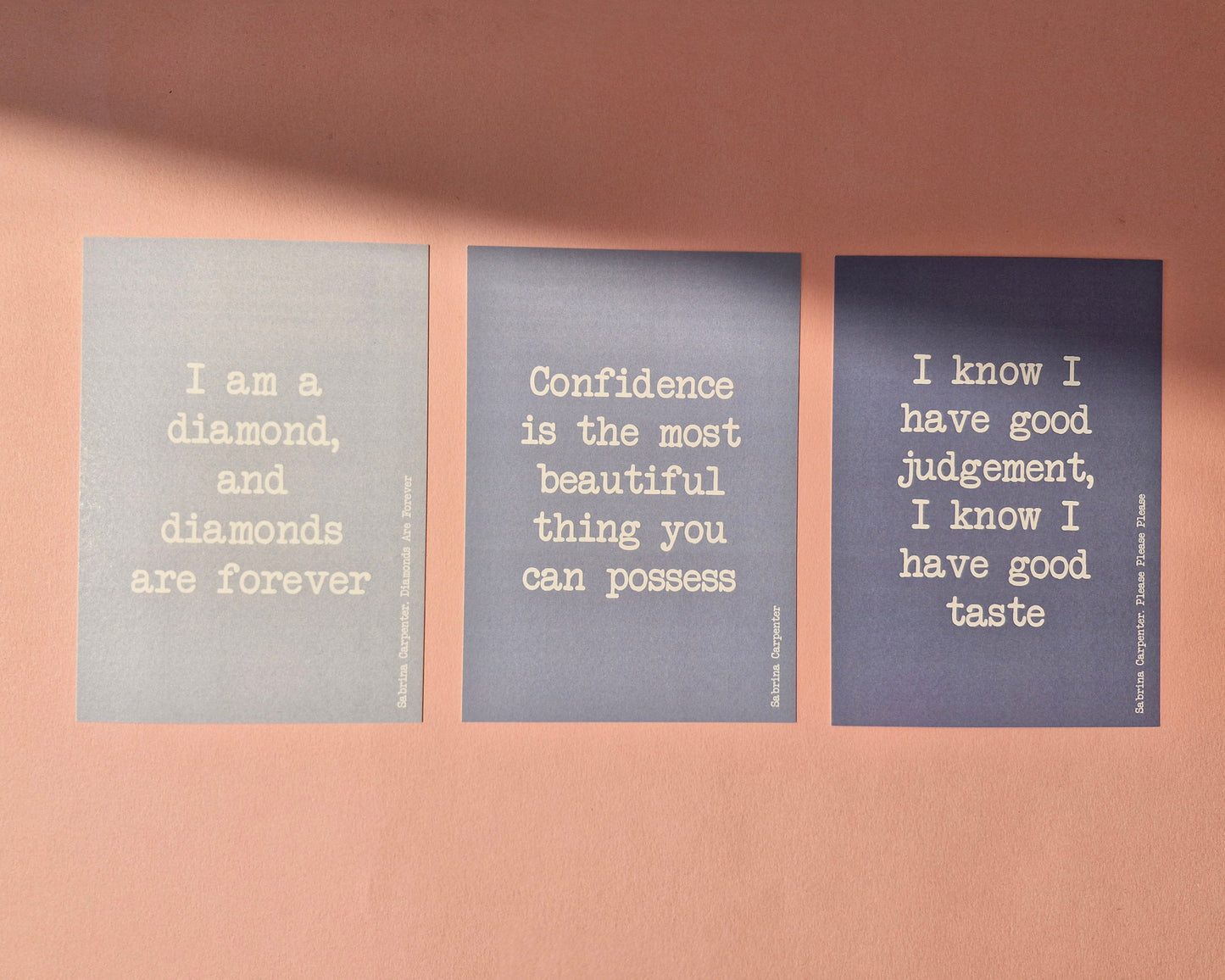 Sabrina Carpenter Affirmation Cards V1