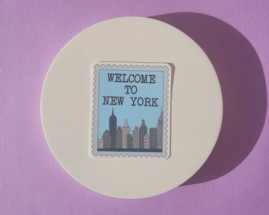 Welcome To New York Sticker