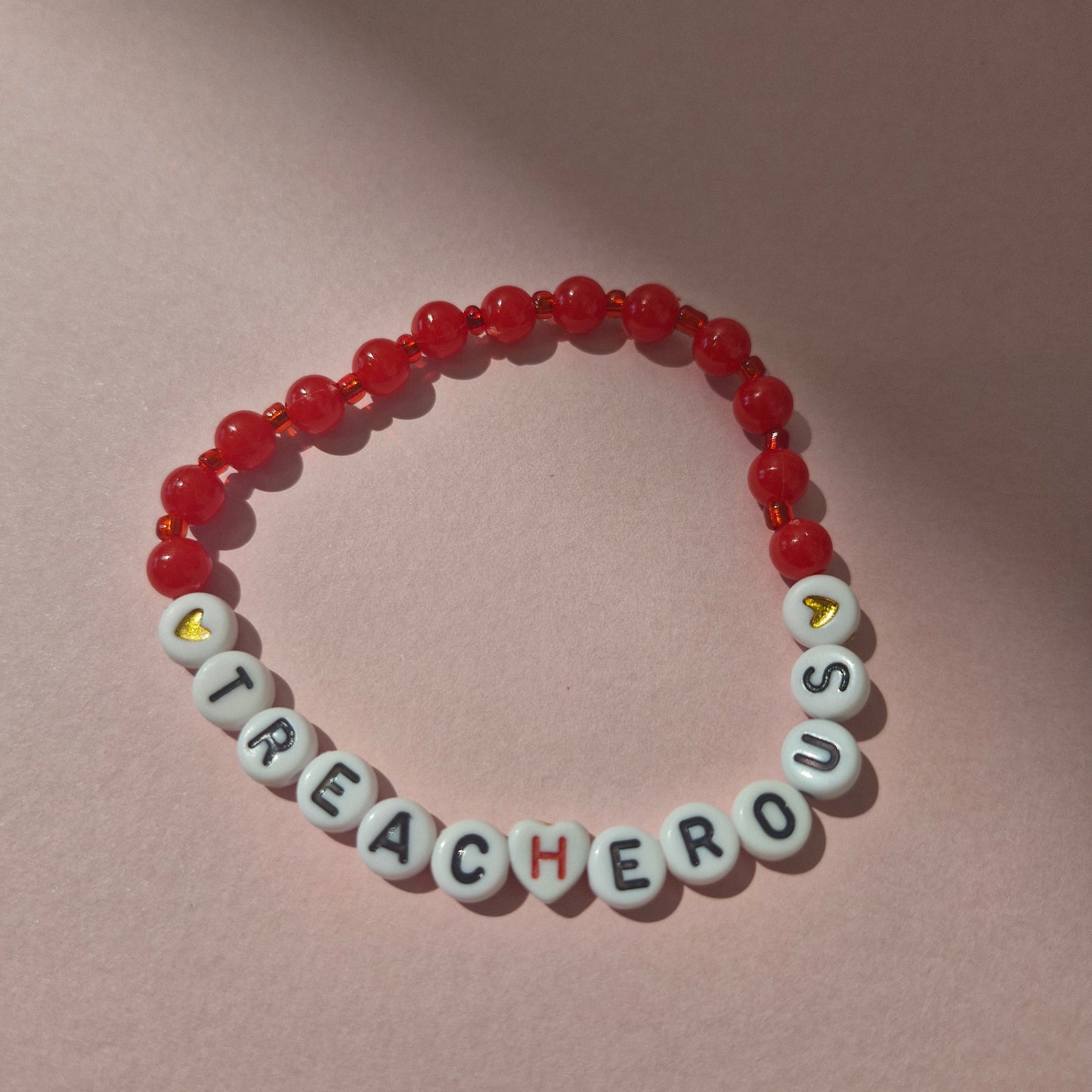 Treacheous - Red - Taylor Swift Friendship Bracelet