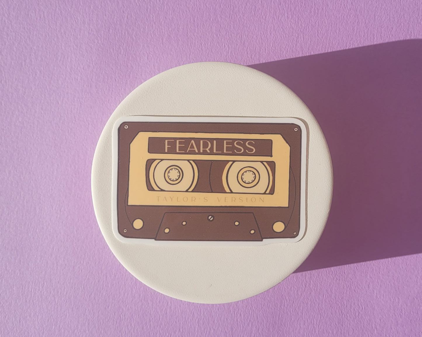 Fearless Album Inspired Cassette Tape Sticker