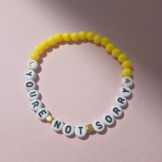 You're Not Sorry - Fearless - Taylor Swift Friendship Bracelet