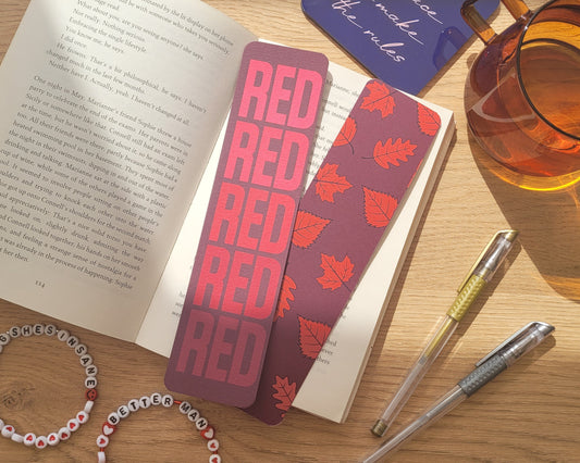 Taylor Swift Red Bookmark