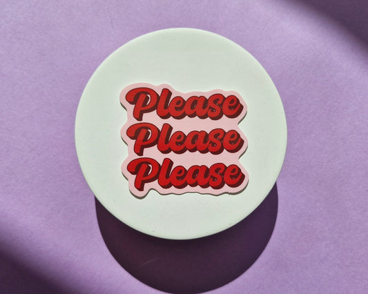 Please Please Please - Sabrina Carpenter Sticker