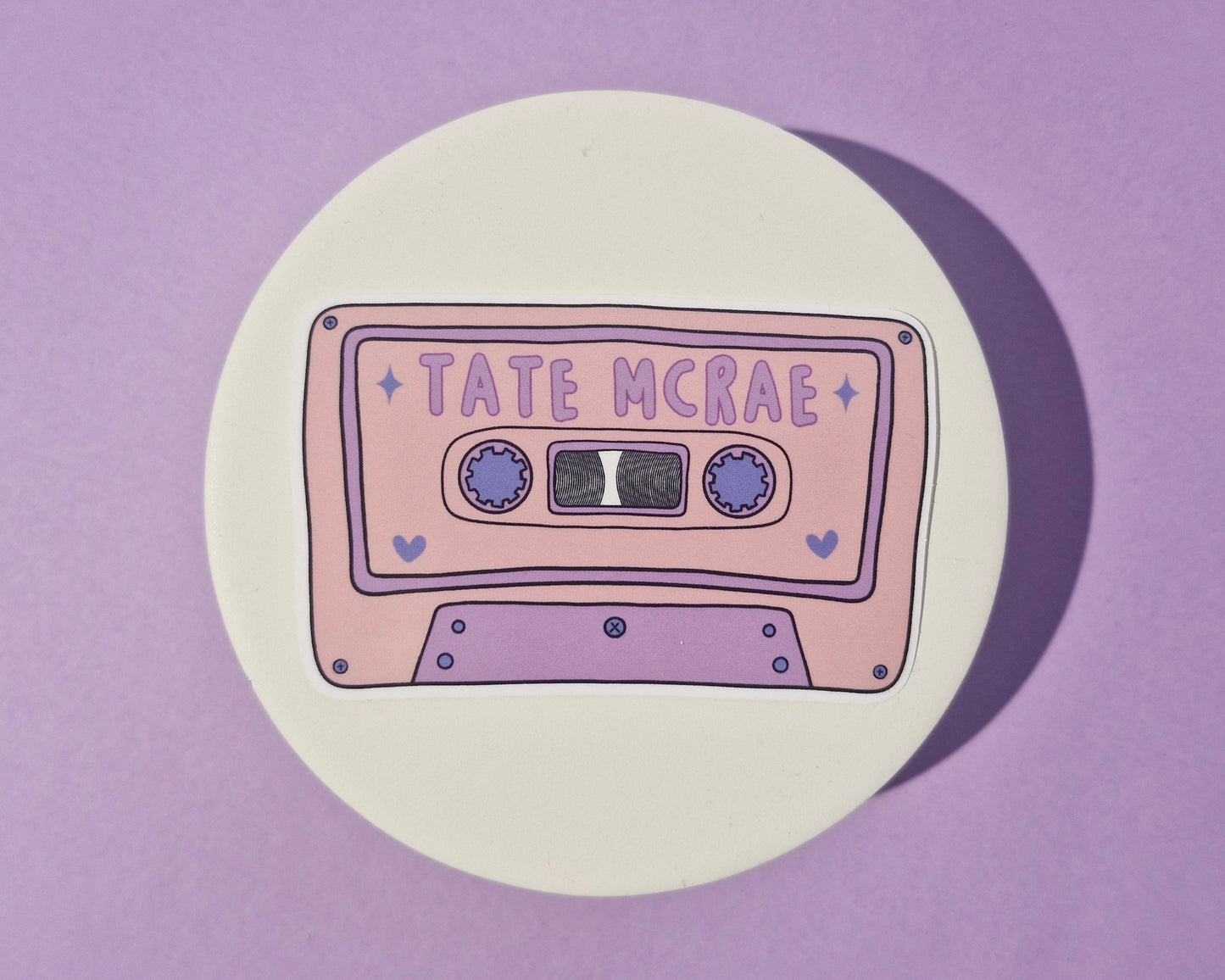 Tate McRae - Inspired Cassette Tape Sticker