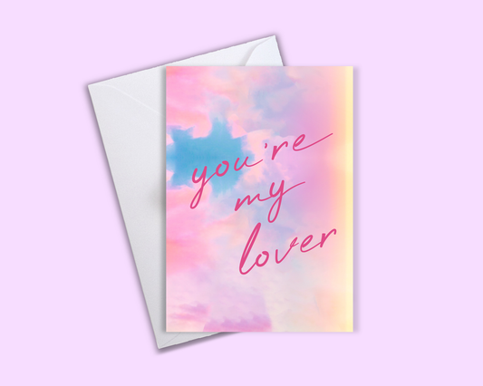 You're My Lover - Greeting Card